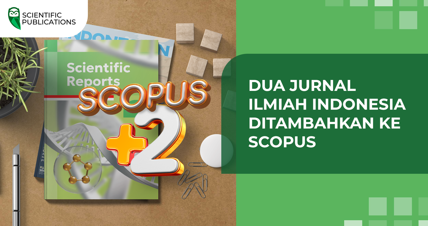 Dua jurnal ilmiah Indonesia ditambahkan ke Scopus