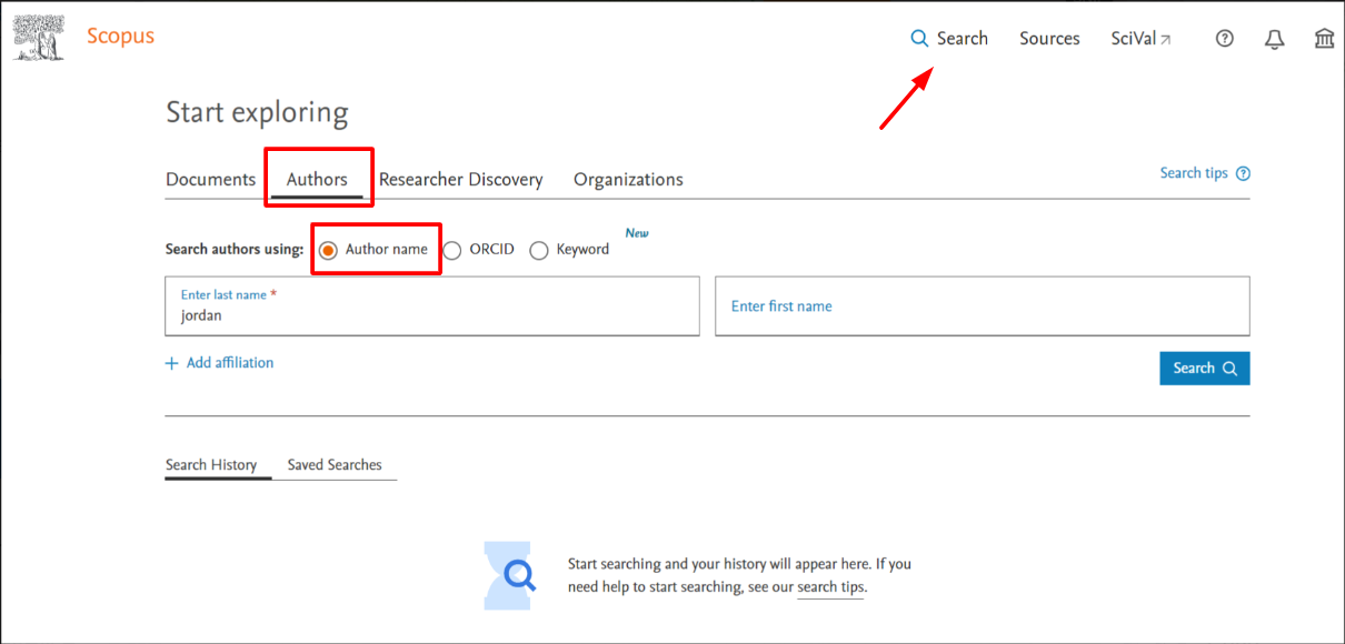 Scientist profile in Scopus